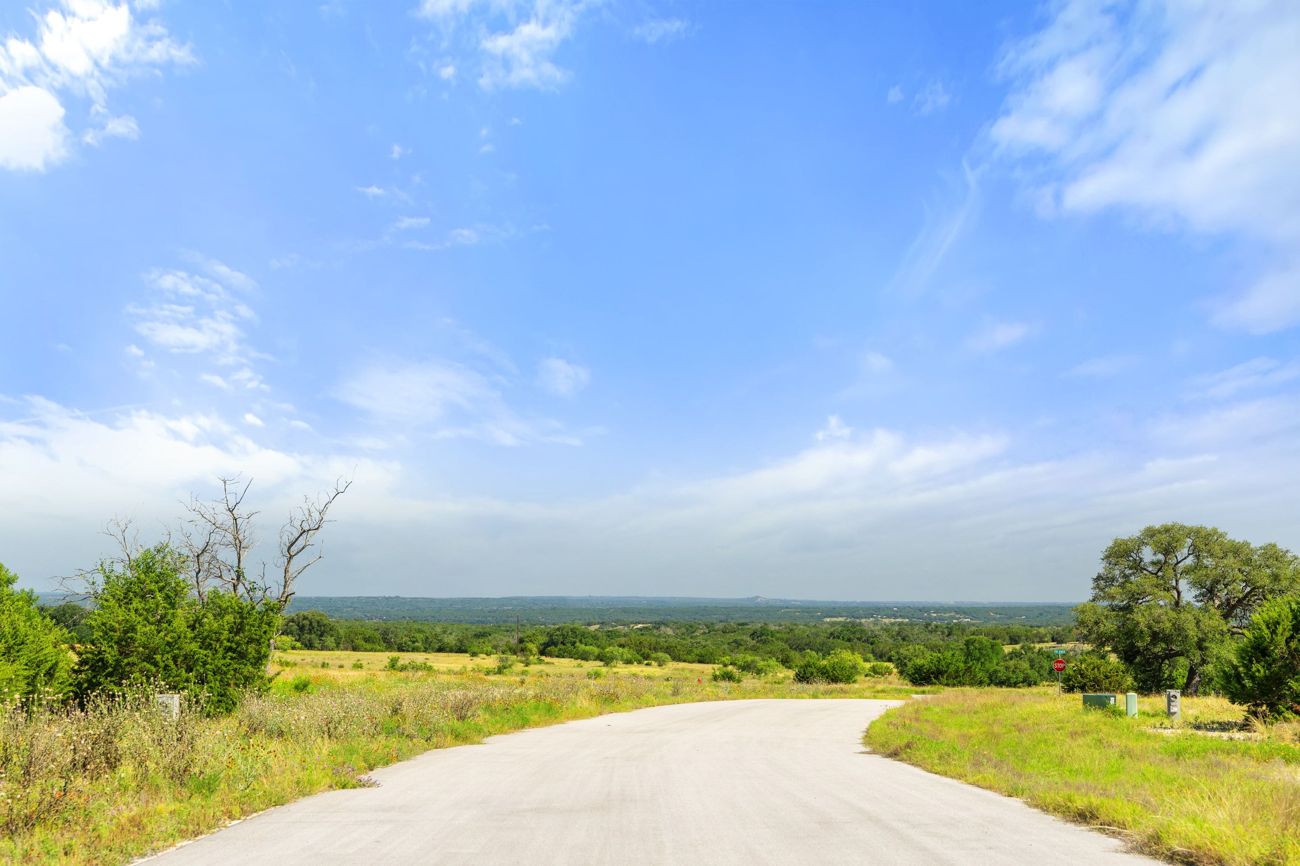 Big Texas sky over the Lampasas County land
